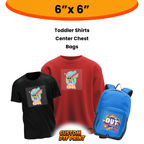 Custom DTF Transfer By Size