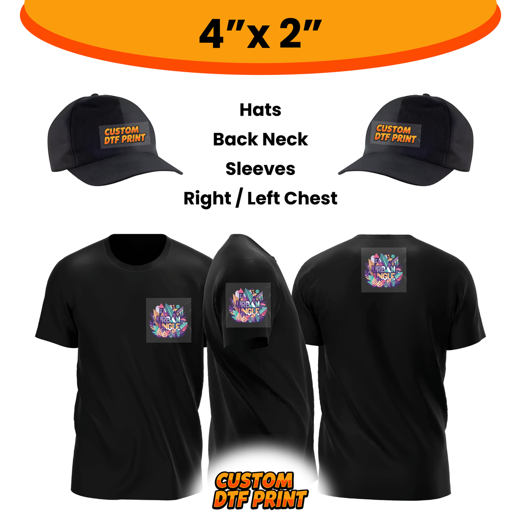 Custom DTF Transfer By Size