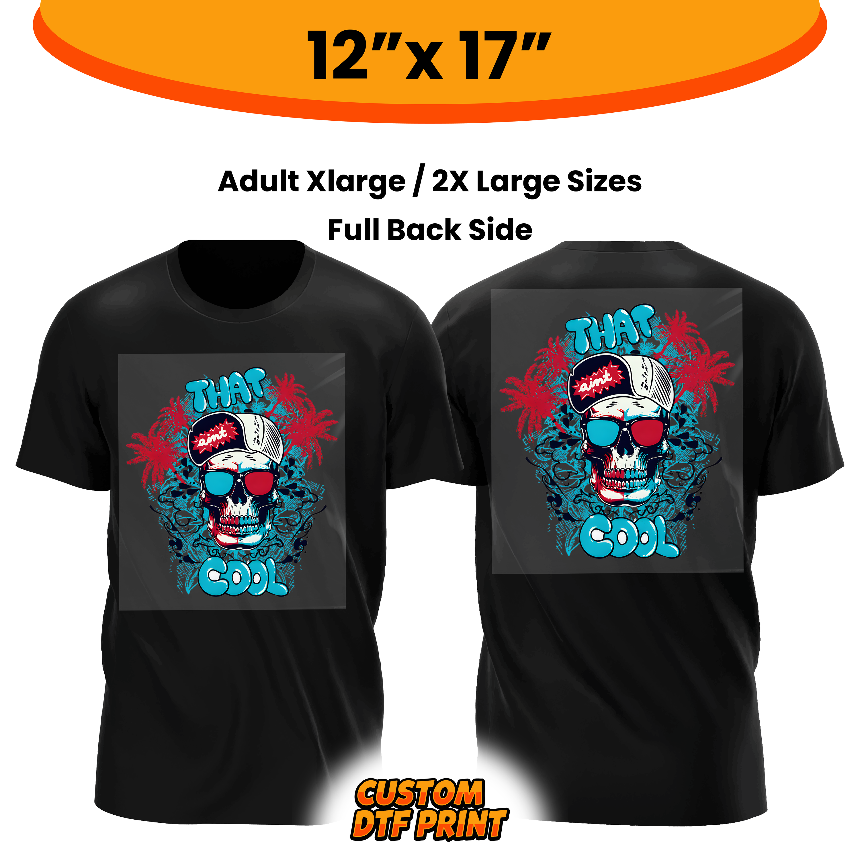 Custom DTF Transfer By Size