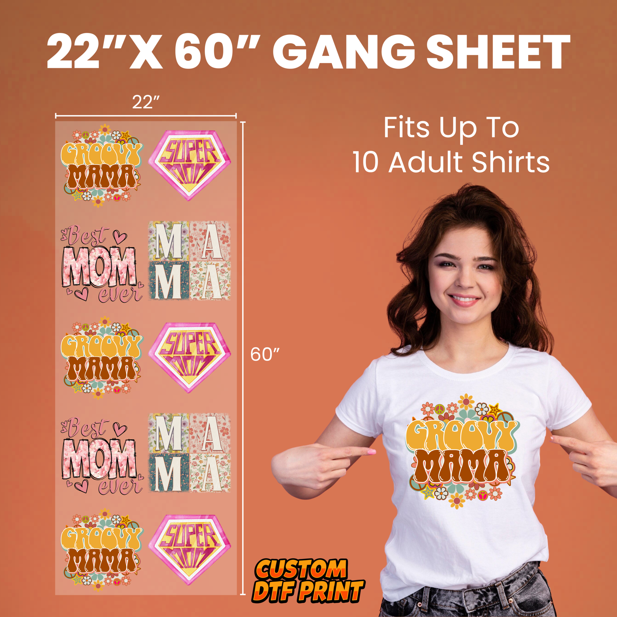 Upload DTF Gang Sheet