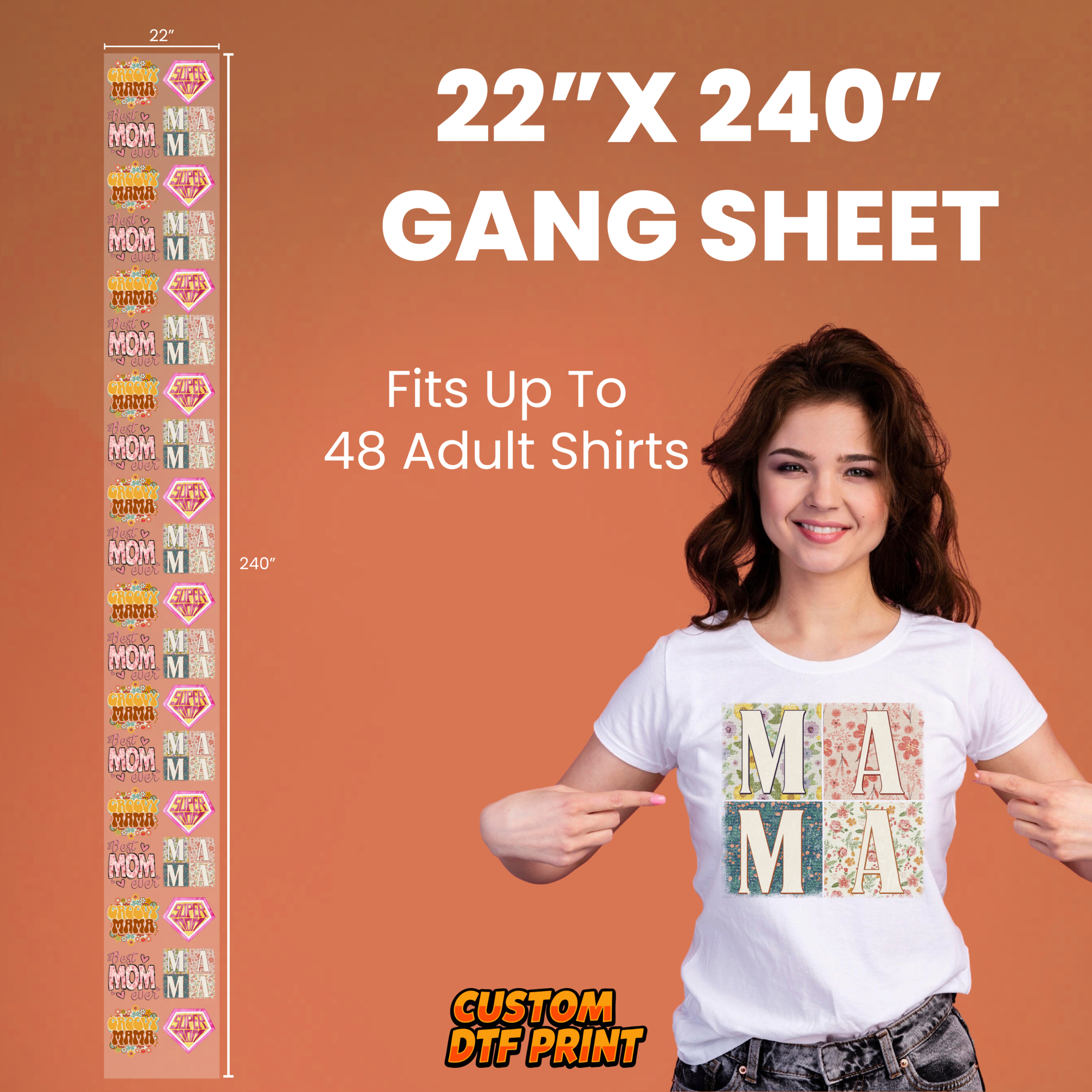 Upload DTF Gang Sheet