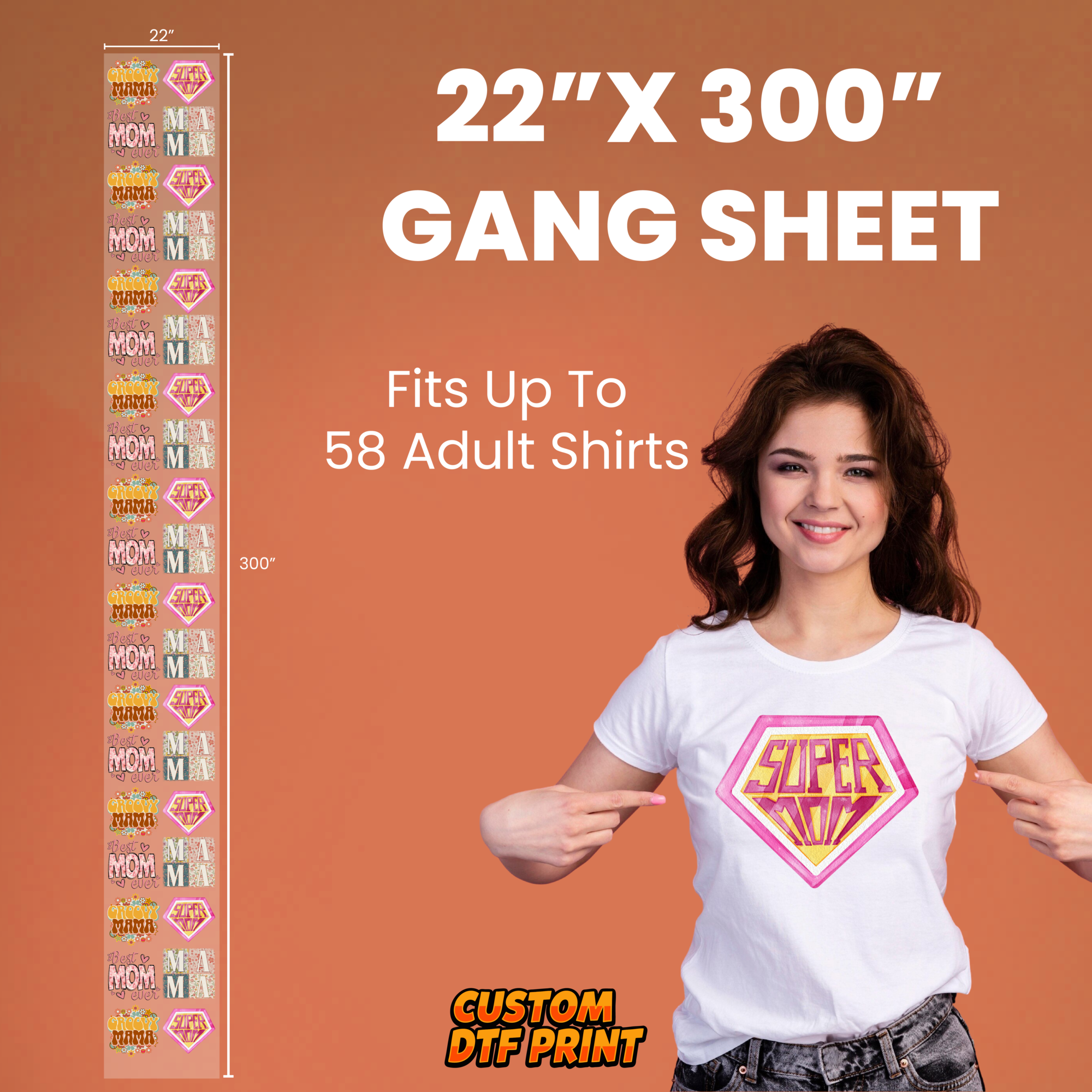 Create DTF Gang Sheet