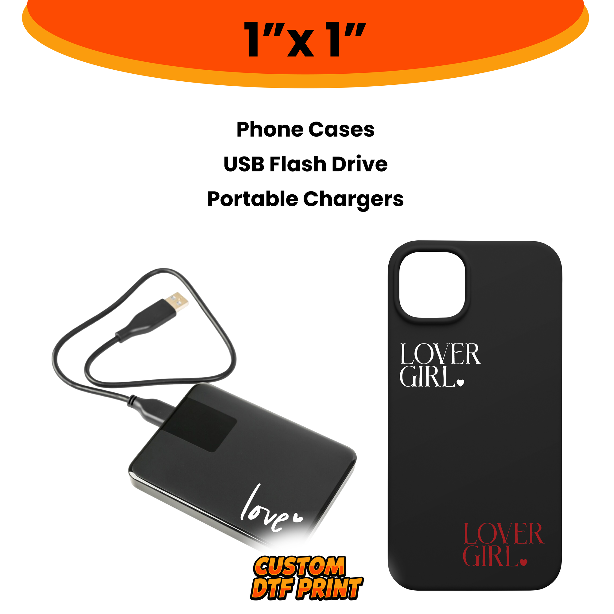 Custom UV DTF Transfer By Size