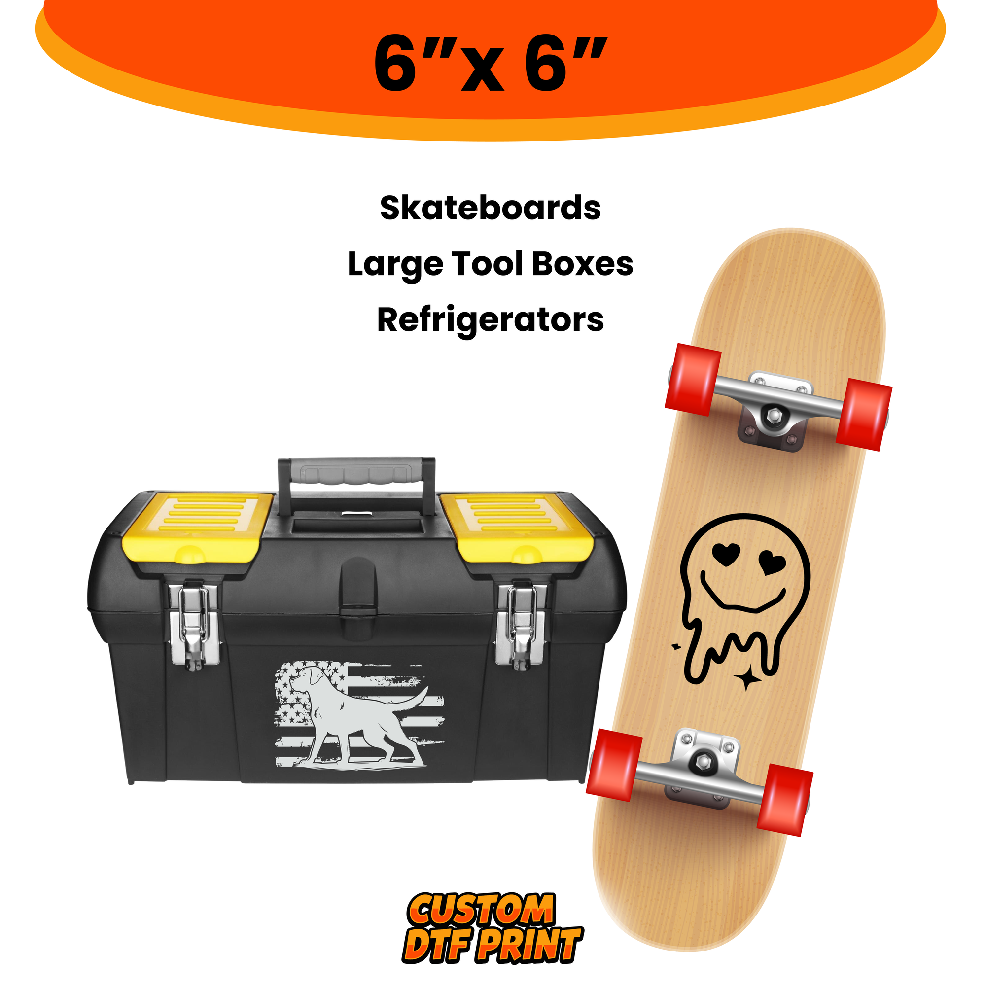 Custom UV DTF Transfer By Size