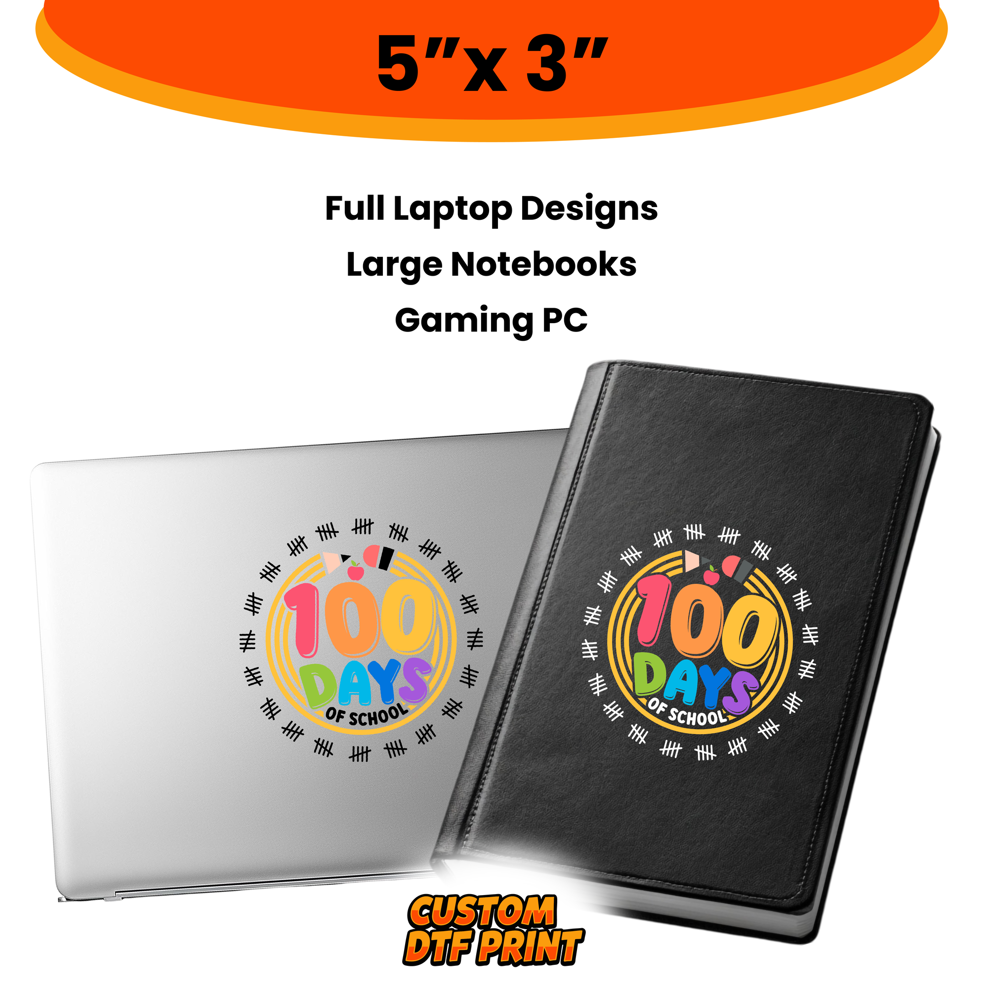 Custom UV DTF Transfer By Size