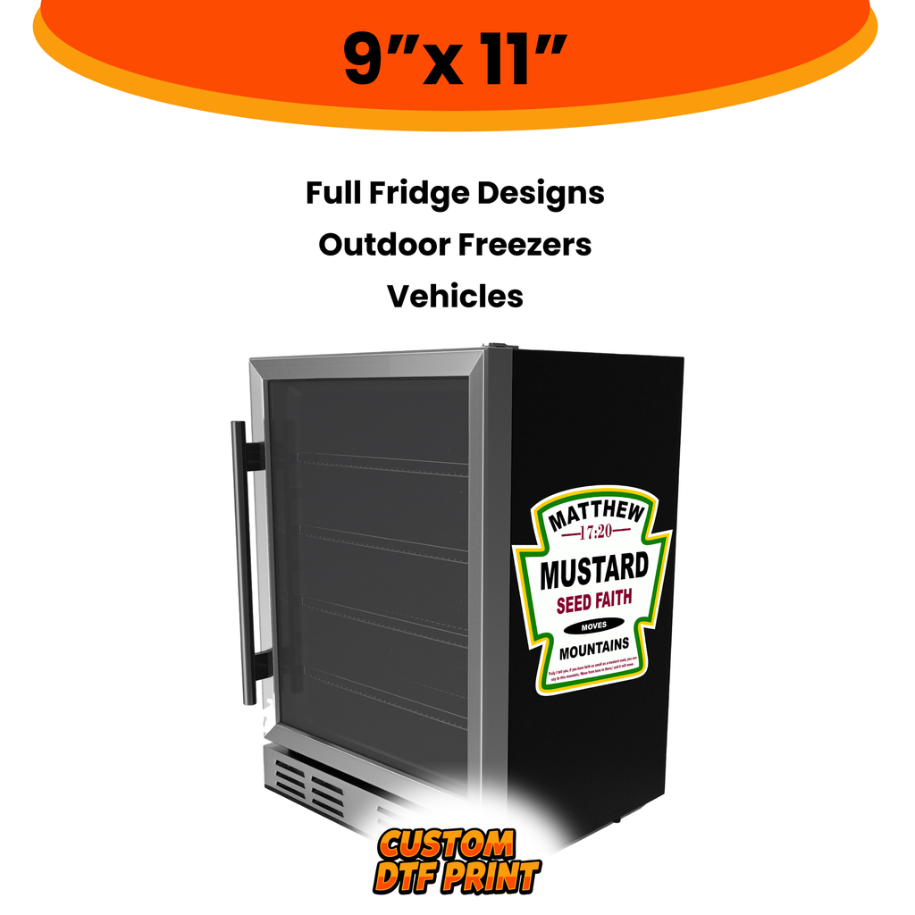Custom UV DTF Transfer By Size