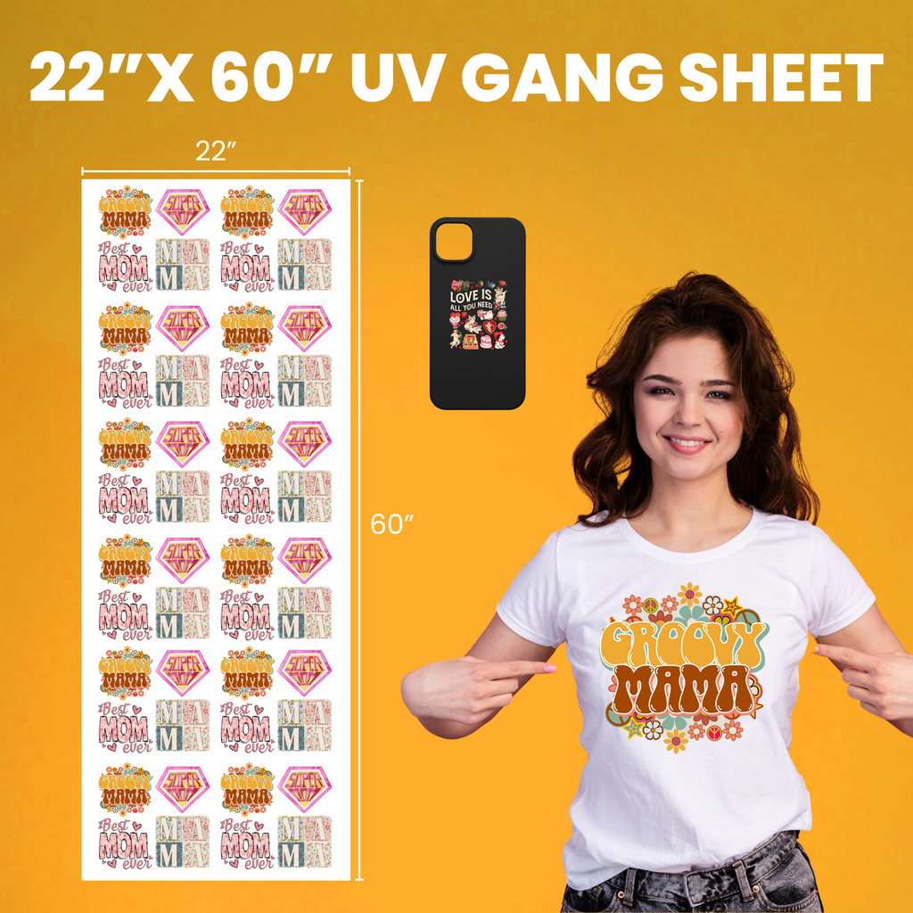 Create UV DTF Gang Sheet
