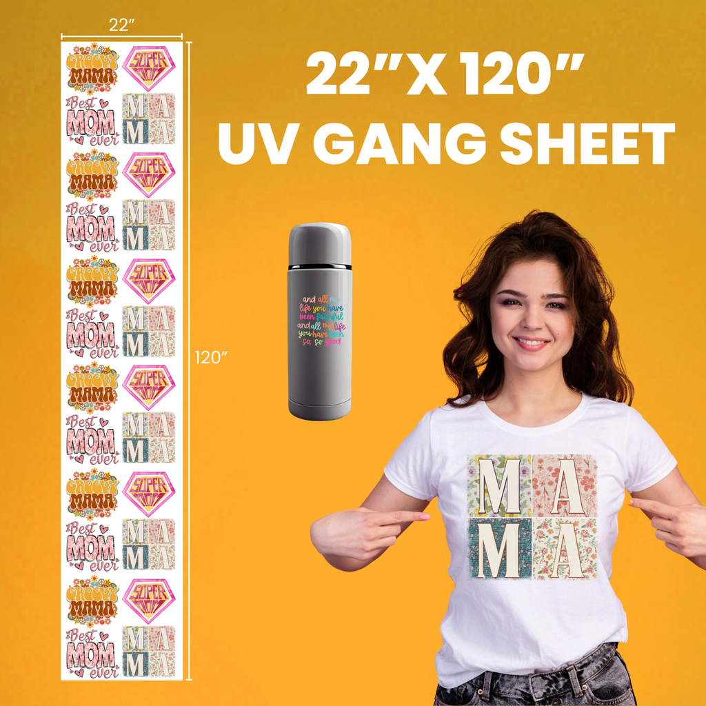 Create UV DTF Gang Sheet