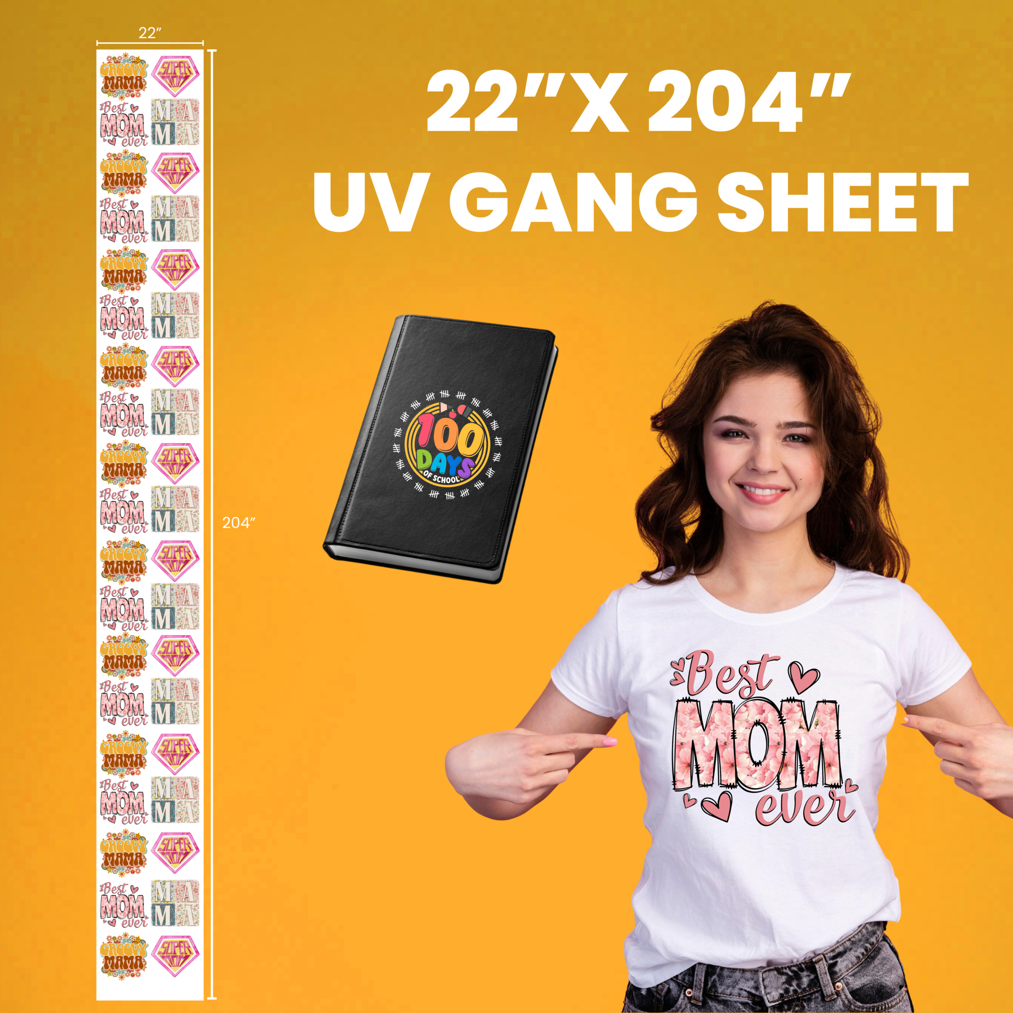 Upload UV DTF Gang Sheet