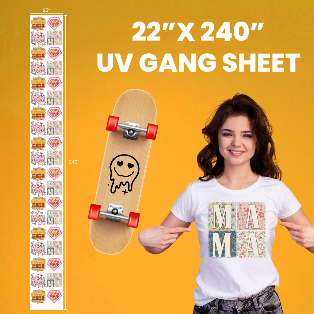 Create UV DTF Gang Sheet