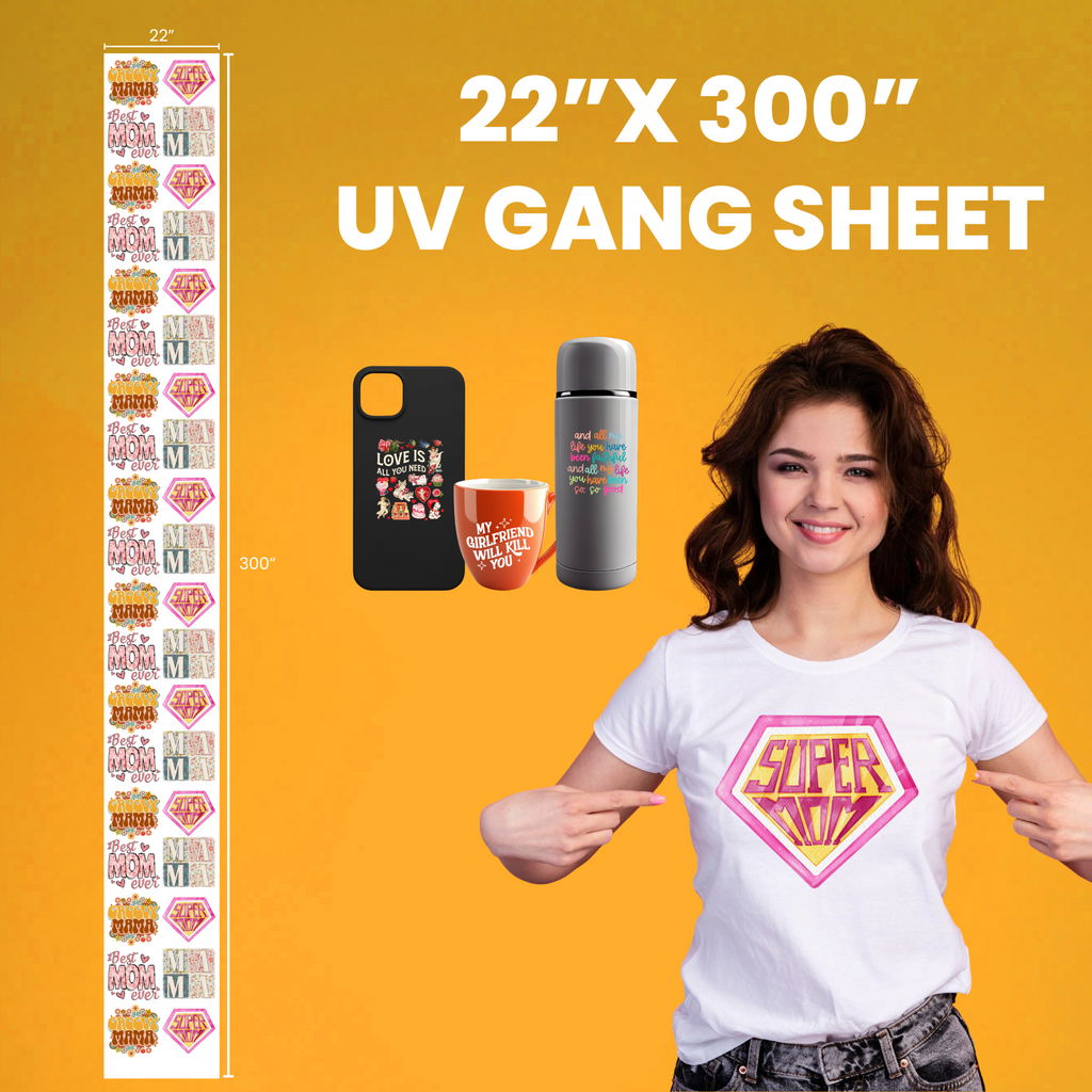 Create UV DTF Gang Sheet
